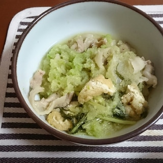 豚肉とお野菜のみぞれ煮